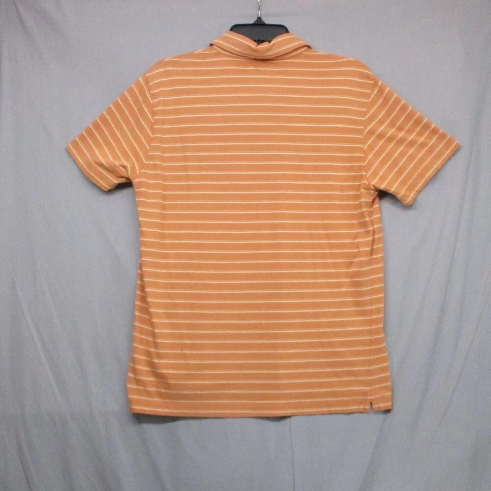 Banana Republic Short Sleeve Stripe Polo Shirt Brown (Sand Stone)‎ Men Size | S